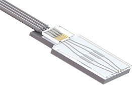 Стыковка волоконных выводов ФИС